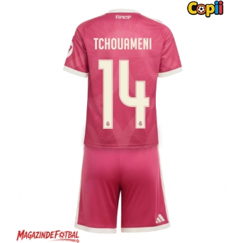 Real Madrid Aurelien Tchouameni #14 Echipament de Fotbal Replică 2026-27 Copii Treilea (+ Șorturi)